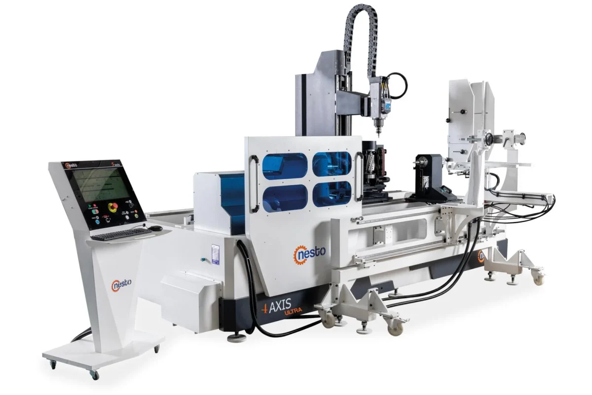 4 Axis Ultra CNC Wood Lathe Machine