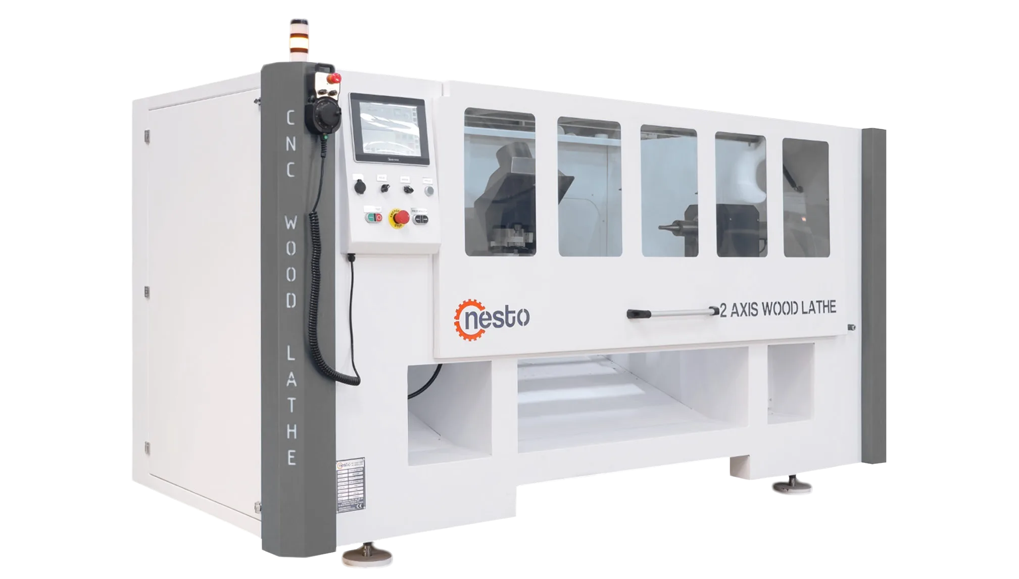 Torno CNC de 2 Eixos para Madeira