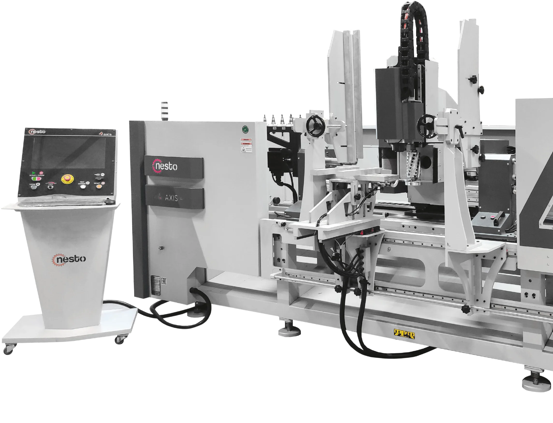Torno CNC Pro de 4 Ejes para Madera