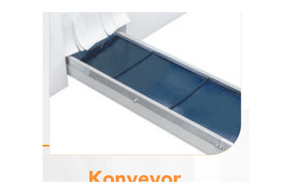 Part discharge conveyor