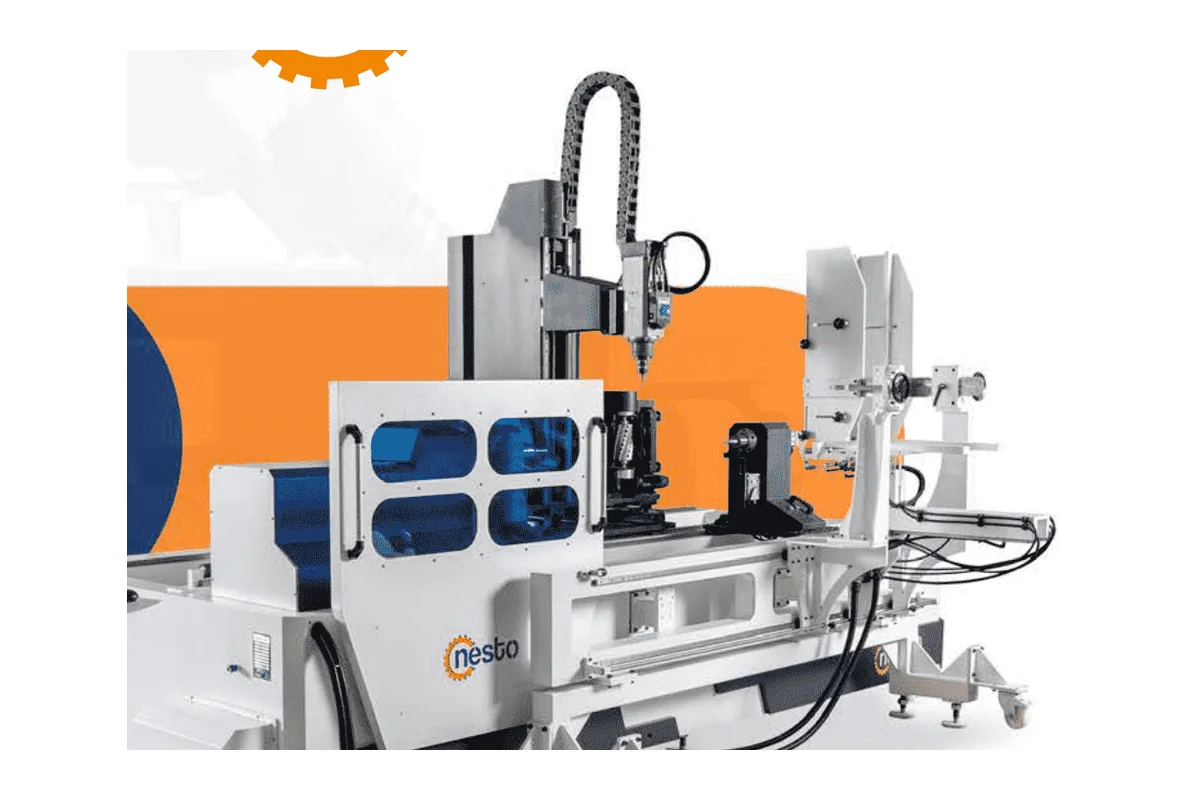 ±90° A-axis for angled machining