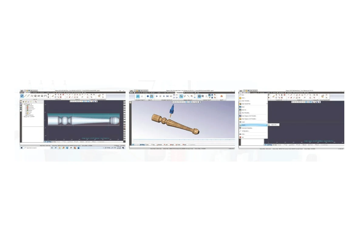 Pegasus 4-Axis CAD/CAM workflow