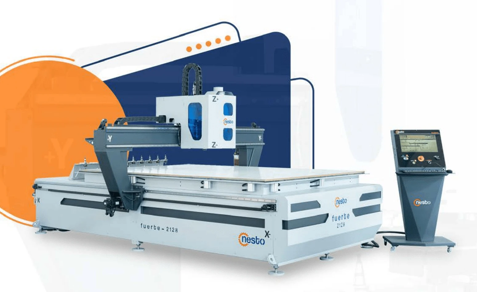 Versatile three-axis panel processing