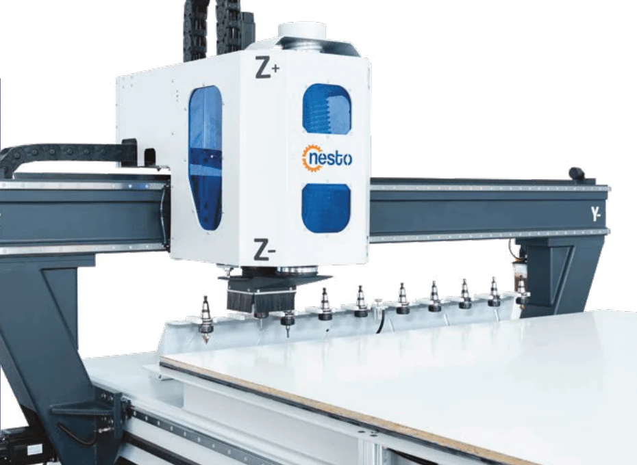 10-position fixed tool magazine
