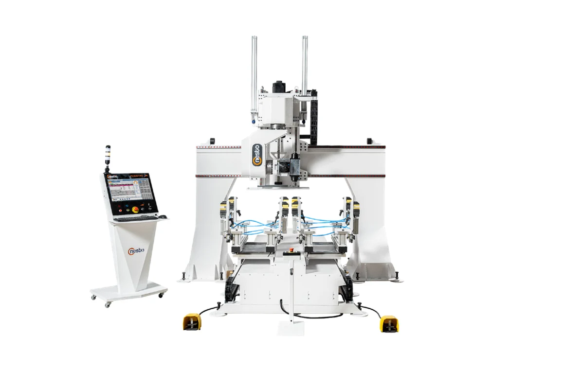 Rigid monoblock chassis for stable machining