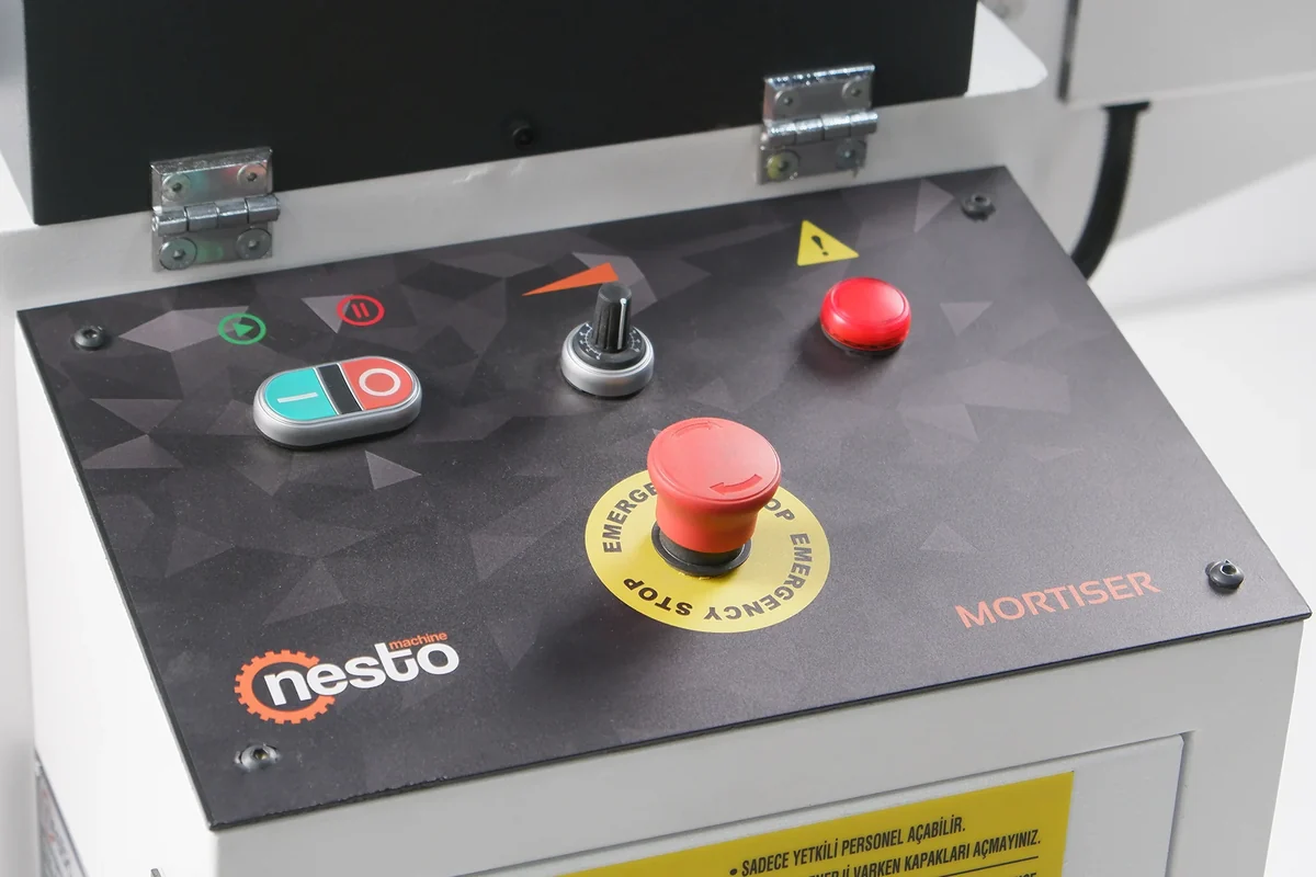 Operator control panel and foot pedals