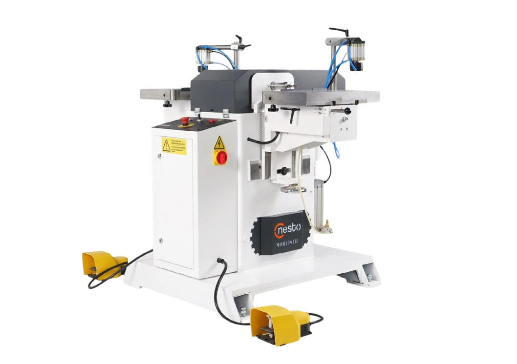 Compact dual-table mortise production