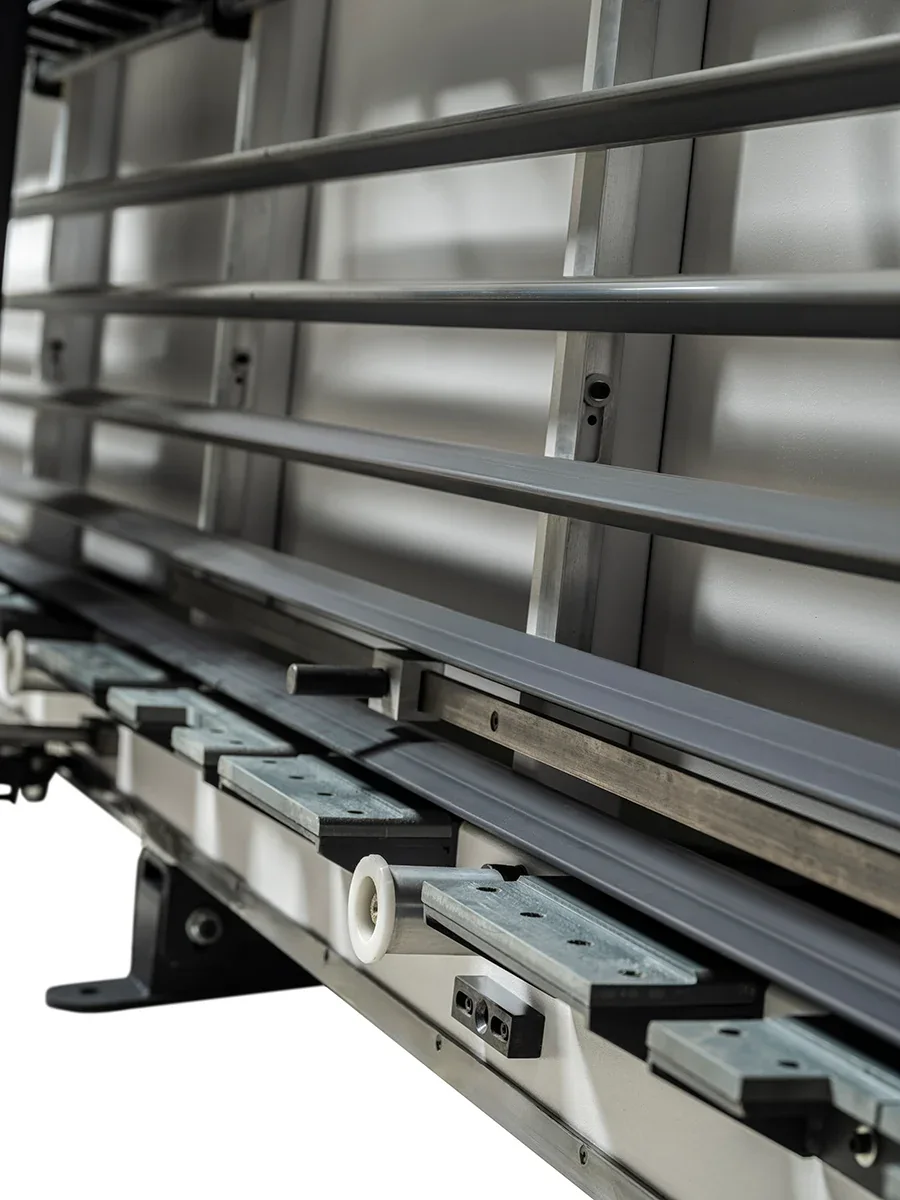 Roller and movable panel supports
