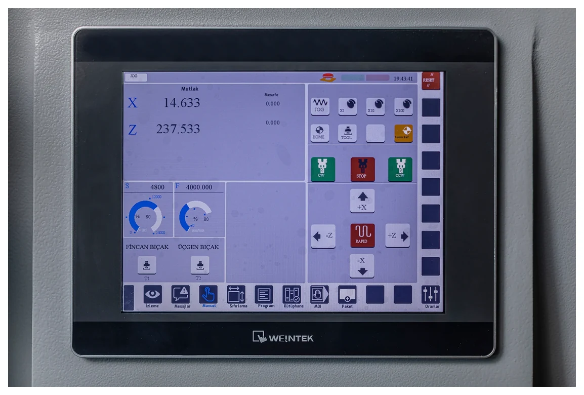 HSC RTEX touch operator interface